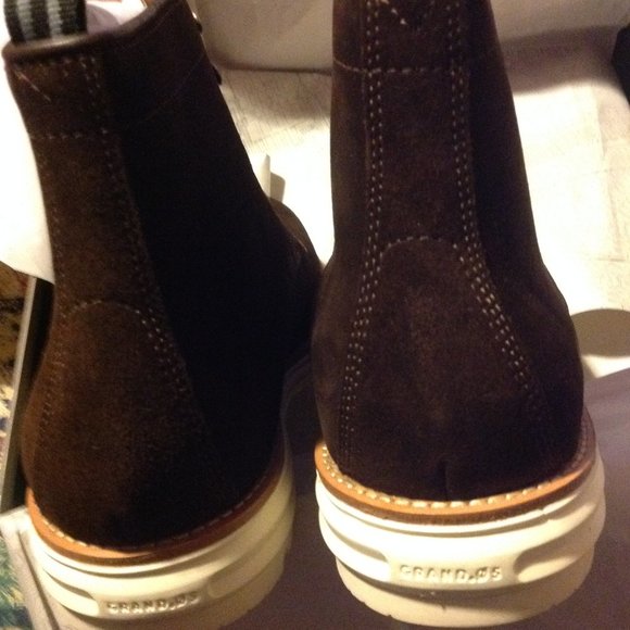 Cole Haan & Todd Snyder Men\'s Cortland Grand Brown Suede Boots 11.5M New in Box main image 7